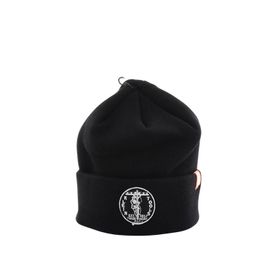gorro negro de tejido grueso para instaladores con logo klein tools vintage213790