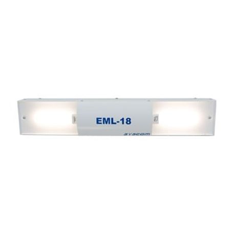 lámpara fluorescente de respaldo 18 w con cargador inteligente