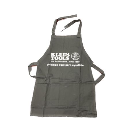 Mandil De Lienzo Para Parrillero Experto. Color Negro Y Grabados En Blanco