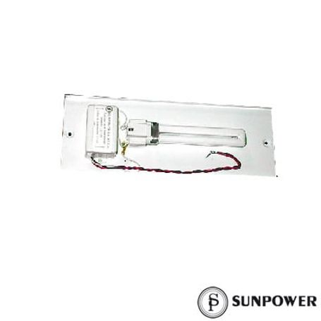 lámpara con balastra electrónica gabinete metálico alta eficiencia 10 w 600 lúmen