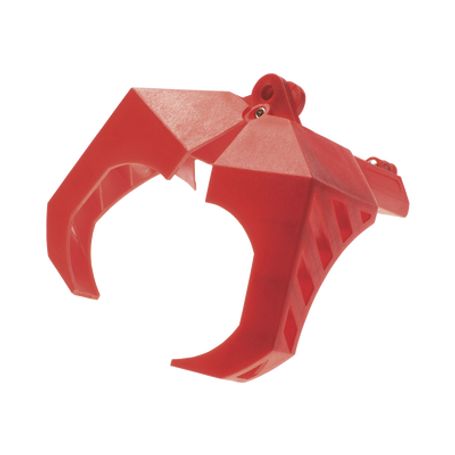 Dispositivo De Bloqueo Loto Para Válvulas De Bola Para Diámetros De De 1.5 A 2 Y Longitud De Mango Hasta 7.5 Color Rojo