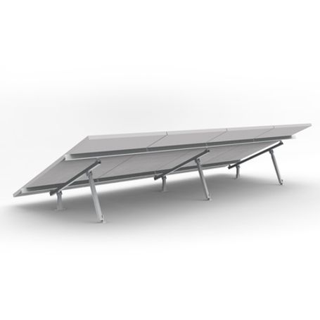 Montaje Para Panel Solar Riel 7 De 4200mm Para Módulos Con Espesor De 40mm Velocidad De Viento Máx. 162km/h