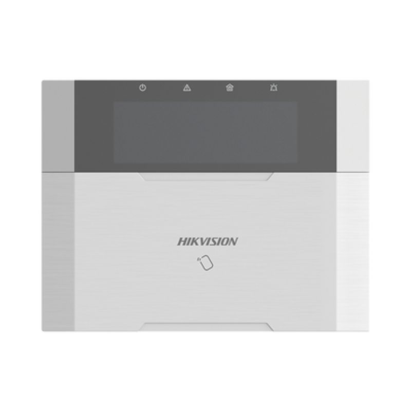 (ax Hybrid Pro) Teclado Compatible Con El Panel Hybrid Pro Hikvision Dspha64lp Y Dspha64lp(b) / Pantalla Lcd / 2 Zonas Cableadas