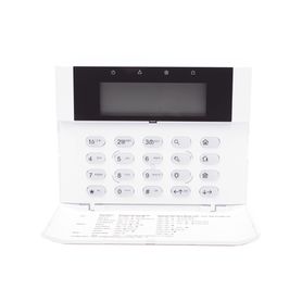ax hybrid pro teclado compatible con el panel hybrid pro hikvision dspha64lp y dspha64lpb  pantalla lcd  2 zonas cableadas  1 s
