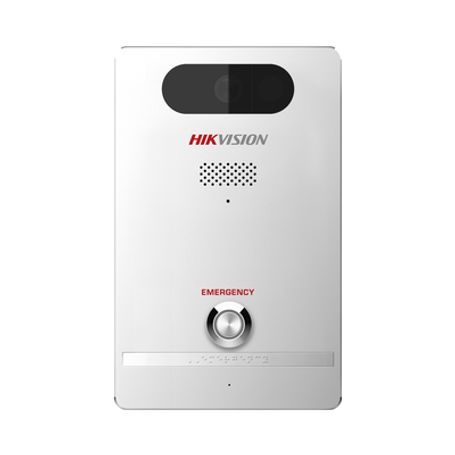 estación de alarma de pánico  cámara de 4 megapixel  micrófono integrado  exterior ip65  protección ik10  poe  10 mts ir   entr