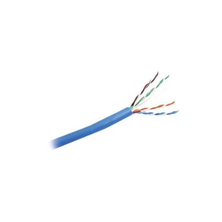 Bobina De Cable Utp 305 M. De Cobre Netkey Azul Categoria 6 (24 Awg) 1000mbps Riser (cmr) De 4 Pares