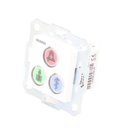 modulo de 3 botones iluminados con lector rfid 125 khz  alarma  cancelar y código azul  bus rs485  compatible con nx0019b nx102