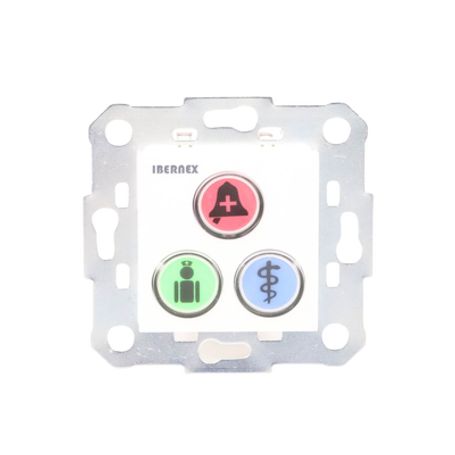 Modulo De 3 Botones Iluminados Con Lector Rfid 125 Khz / Alarma / Cancelar Y Código Azul / Bus Rs485 / Compatible Con Nx0019/b N