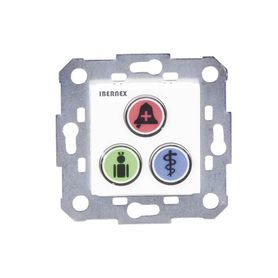 modulo de 3 botones iluminados  alarma  cancelar y código azul  bus rs485  compatible con nx0019b nx1021 y nx0015205394