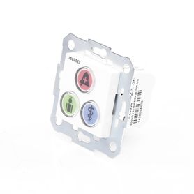 modulo de 3 botones iluminados  alarma  cancelar y código azul  bus rs485  compatible con nx0019b nx1021 y nx0015205394
