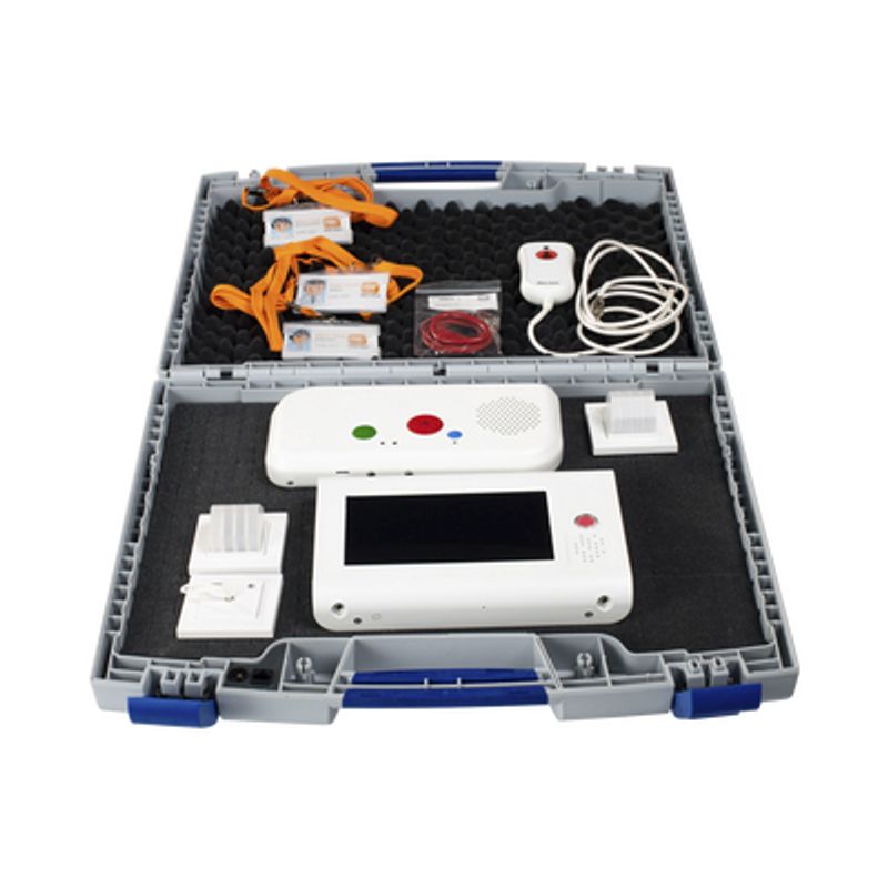 Maletin Funcional Demo Sistema De Llamada Paciente Enfermera Ip Con Terminales Ip Y Periféricos