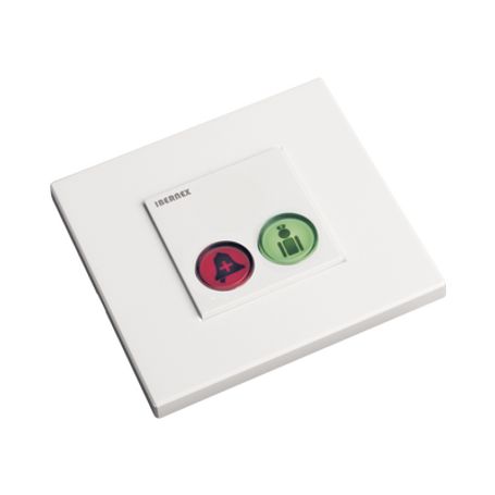 Modulo De 2 Botones Iluminados Con Lector Rfid 125 Khz / Alarma Y Cancelar / Bus Rs485 / Compatible Con Nx0019/b Nx1021 Y Nx0015