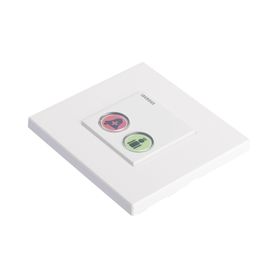 modulo de 2 botones iluminados con lector rfid 125 khz  alarma y cancelar  bus rs485  compatible con nx0019b nx1021 y nx0015205