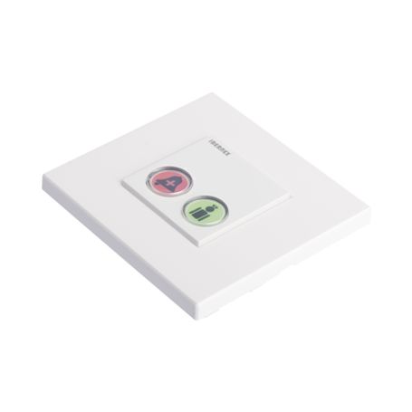 Modulo De 2 Botones Iluminados Con Lector Rfid 125 Khz / Alarma Y Cancelar / Bus Rs485 / Compatible Con Nx0019/b Nx1021 Y Nx0015