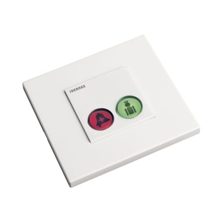 modulo de 2 botones iluminados  alarma y cancelar  bus rs485  compatible con nx0019b nx1021 y nx0015205396