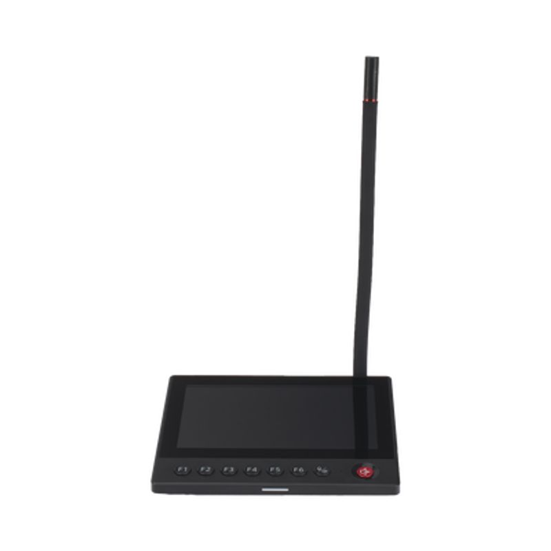 Micrófono Ip / 12 Vcd /  Pantalla Touch 7 / Transmisión En Tiempo Real / Integración Con Hikcentral Professional