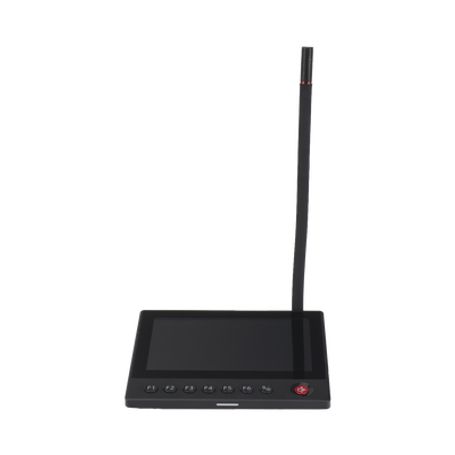 Micrófono Ip / 12 Vcd /  Pantalla Touch 7 / Transmisión En Tiempo Real / Integración Con Hikcentral Professional