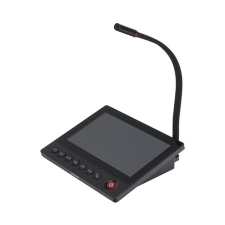 Micrófono Ip / 12 Vcd /  Pantalla Touch 7 / Transmisión En Tiempo Real / Integración Con Hikcentral Professional