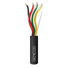 carrete de cable de 305m  4 x 16 awg  cable direct burial  color negro  para uso en intemperie  uso en aplicaciones en sistemas