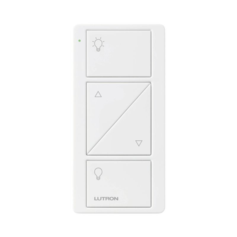 Control Remoto Pico 3 Botones Encender/apagar Subir/bajar Intensidad Color Blanco Complemente Con Un Atenuador Caseta Ra2 Radior