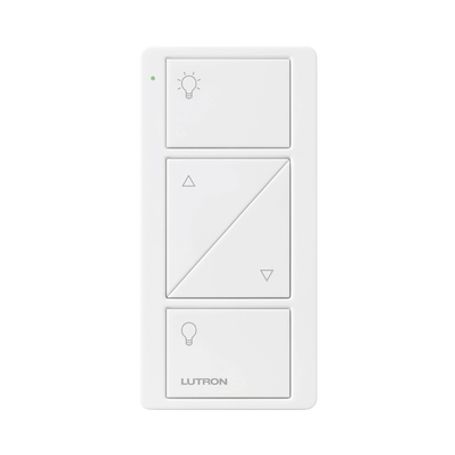 control remoto pico 3 botones encenderapagar subirbajar intensidad color blanco complemente con un atenuador caseta ra2 radiora