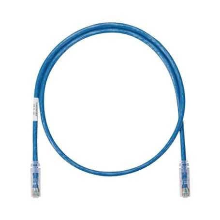 cable de parcheo utp categoria 6 con plug modular en cada extremo  1 m  azul