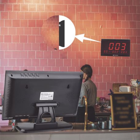 Pantalla Receptora Inalambrica Para Sistema De Llamada De Asistencia Pantalla Receptora Inalambrica Para Sistema De Llamada De Asistencia