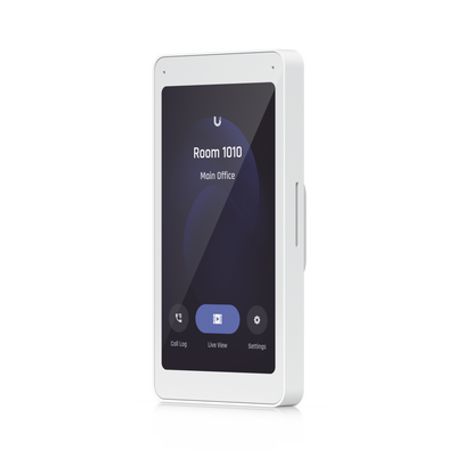 unifi intercom viewer monitor que se vincula a uaintercom para visualizar y aperturar pantalla táctil de 5 energizado por poe m