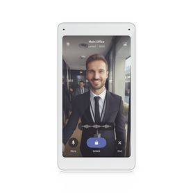 unifi intercom viewer monitor que se vincula a uaintercom para visualizar y aperturar pantalla táctil de 5 energizado por poe m