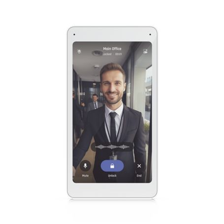 Unifi Intercom Viewer Monitor Que Se Vincula A Uaintercom Para Visualizar Y Aperturar Pantalla Táctil De 5 Energizado Por Poe Mo