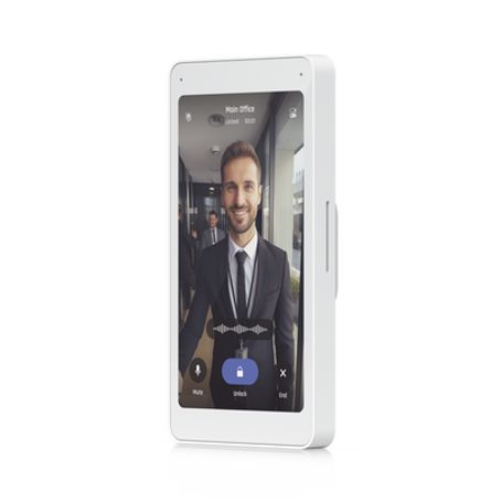 Unifi Intercom Viewer Monitor Que Se Vincula A Uaintercom Para Visualizar Y Aperturar Pantalla Táctil De 5 Energizado Por Poe Mo