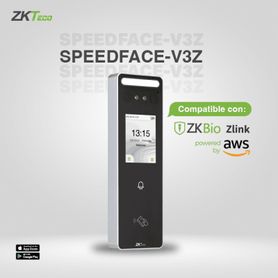 lector autonomo de reconocimiento facial y huella digital compatible con zkbio zlink