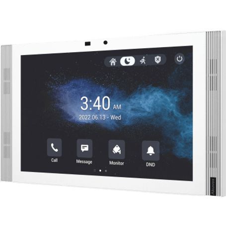 monitor color blanco de 10 ips lcd certificado por google play store android 12 os wifi 6 poe sip entradas de alarma ad