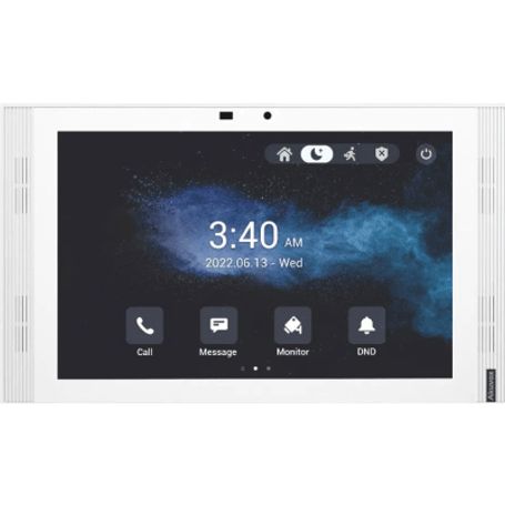 Monitor Color Blanco De 10 Ips Lcd / Certificado Por Google Play Store / Android 12 Os / Wifi 6 / Poe /  Sip / Entradas De Alarm