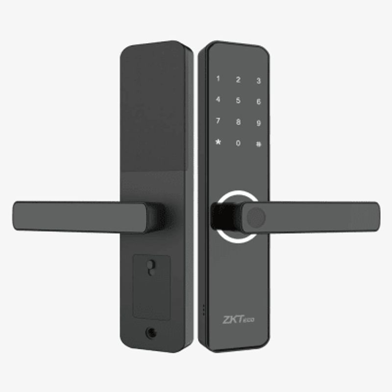 Cerradura Inteligente Ml100 Con Huella Digital Y Wifi / Mortise Europeo Din / Sensor Capacitivo / Control Remoto Via App / Compa