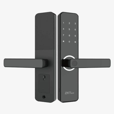 Cerradura Inteligente Ml100 Con Huella Digital Y Wifi / Mortise Europeo Din / Sensor Capacitivo / Control Remoto Via App / Compa