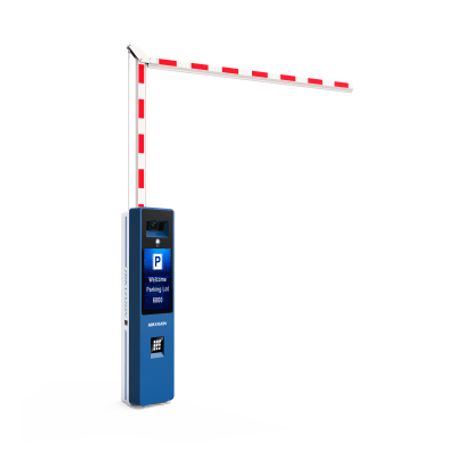 barrera vehicular izquierda todo en uno  brazo articulado incluido de 4 mts  cámara anpr integrada  boton de ayuda  pantalla lc