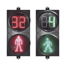 semáforo peatonal  cuenta regresiva  rojo  verde  dinamico  diámetro 20 cm