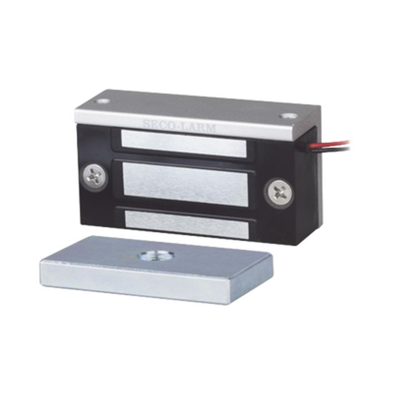 Chapa Magnética  De 36 Kg (80 Lbs) / Uso En Lockers O Gabinetes / 1224 Vdc / Tamano Miniatura 70x31x19 Mm / Protección Mov / Sin
