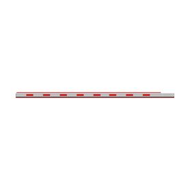 brazo recto 4mts  iluminación rojo verde para barreras hikvision dstmg320  octagonal recto