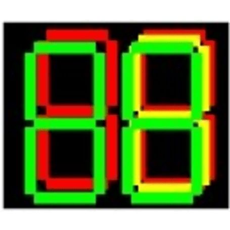 semáforo de cuenta regresiva dx3t1  led  colores tricolor  carcasa pc  abs  protección ip53  visualización simultánea de tiempo