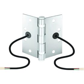 bisagra de transferencia eléctrica sdh412  1224 vacvdc  4 hilos 28awg  acero resistente a vandalismo  transferencia de energia 