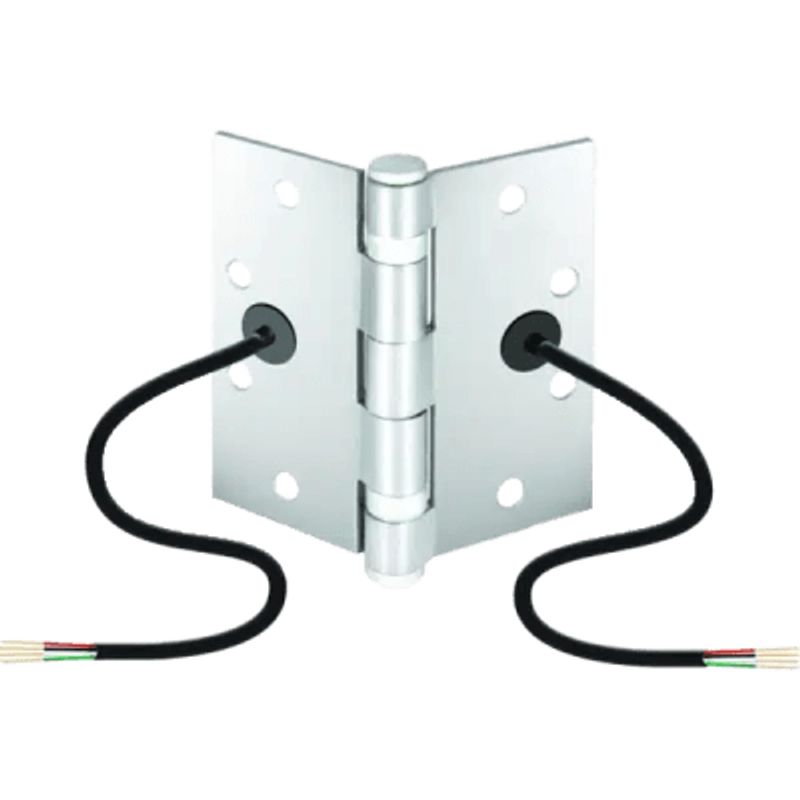 Bisagra De Transferencia Eléctrica Sdh412 / 1224 Vac/vdc / 4 Hilos 28awg / Acero Resistente A Vandalismo / Transferencia De Ener