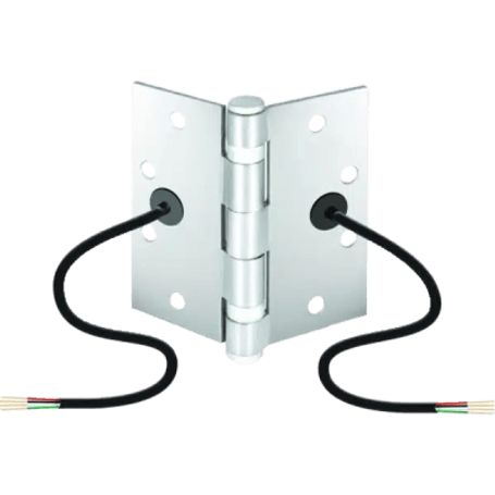 Bisagra De Transferencia Eléctrica Sdh412 / 1224 Vac/vdc / 4 Hilos 28awg / Acero Resistente A Vandalismo / Transferencia De Ener