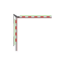 brazo articulado 3 mts 1515 con iluminación para barreras hikvision serie dstmg320