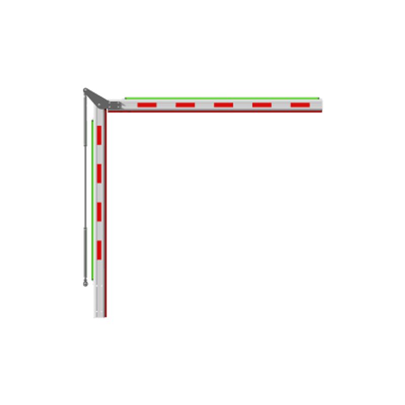 Brazo Articulado 3 Mts (1.51.5) Con Iluminación Para Barreras Hikvision Serie Dstmg320