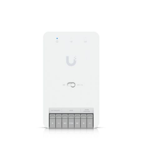 Centro De Control De Acceso Compacto Ubiquiti Unifi / Terminal De Bloqueo 12v / Entradas Adicionales Sensor Y Botón / Alimentaci