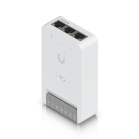 centro de control de acceso compacto ubiquiti unifi  terminal de bloqueo 12v  entradas adicionales sensor y botón  alimentación