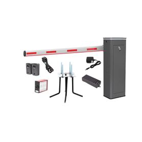 kit completo barrera izquierda xbf con corona led  brazo iluminado de 3m  incluye sensor de masa transformador lazo magnético a