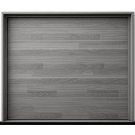puerta de garage de alta calidad  estilo americano  acabado laminado premium  color gris  20x9 pies242290